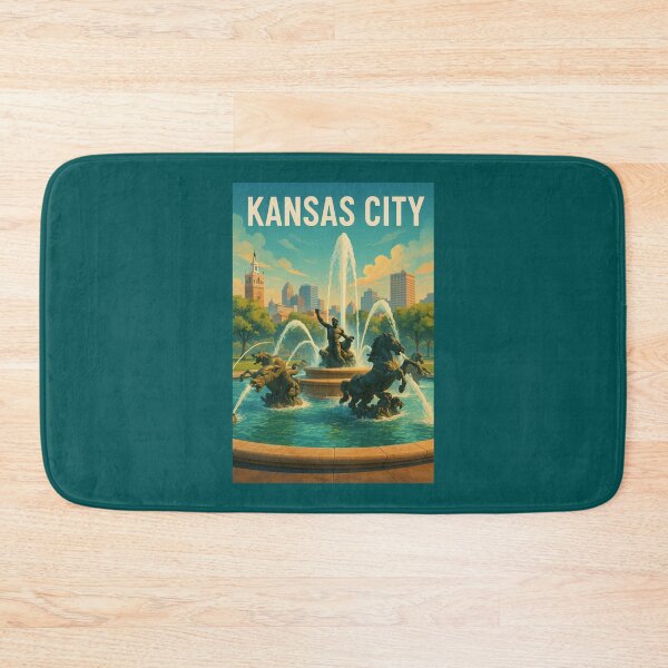 Item preview, Kansas City Fountain and Skyline Scene designed and sold by claudiaCaton.