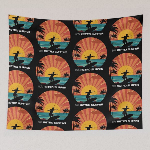 Item preview, 80s retro surfer designed and sold by GraphicTeeHubs.