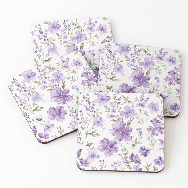 Item preview, Purple Flowers designed and sold by CoolPixels.