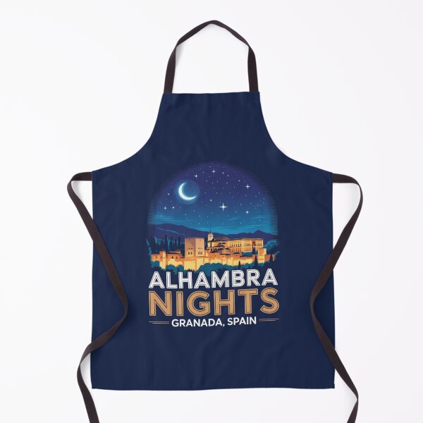 Item preview, Alhambra Nights Sticker | Granada Spain Travel Art designed and sold by Timeless Design.
