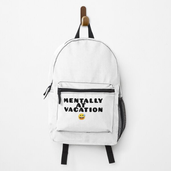 Item preview, Mentally at vacation. Quote sticker designed and sold by Jiyahh.
