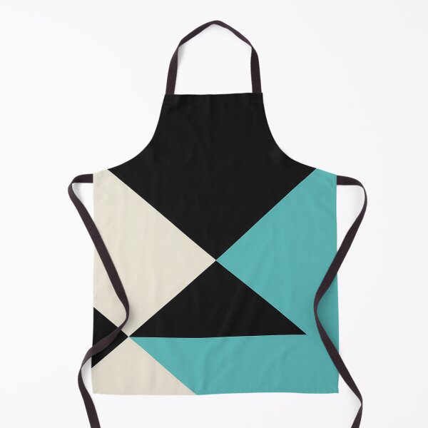 Item preview, Teal and Black Modern Triangle Pattern designed and sold by SassyArtistry.
