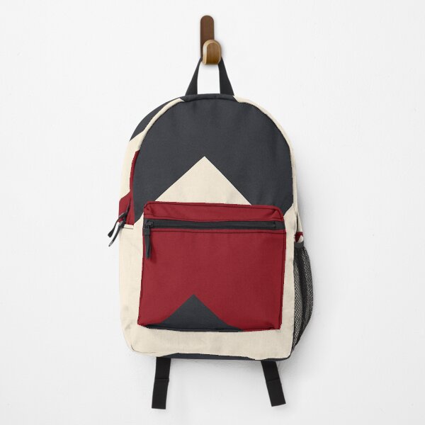 Item preview, Red and Black Geometric Mountain Peaks designed and sold by SassyArtistry.