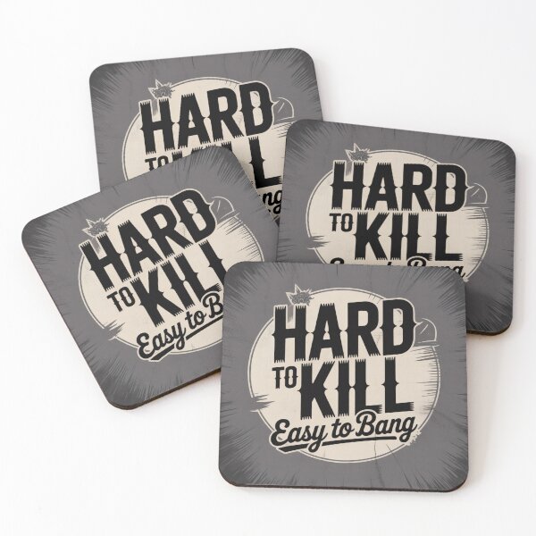 Item preview, HARD TO KILL EASY TO BANG T-SHIRT ADULT HUMOR designed and sold by Monrue66 .