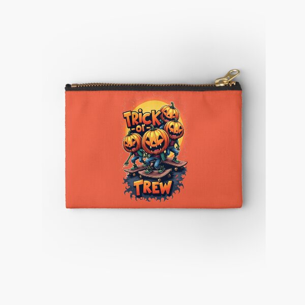 Item preview, Energetic Skating Jack-O-Lanterns Trick or Treat Crew designed and sold by MyWittyThings.