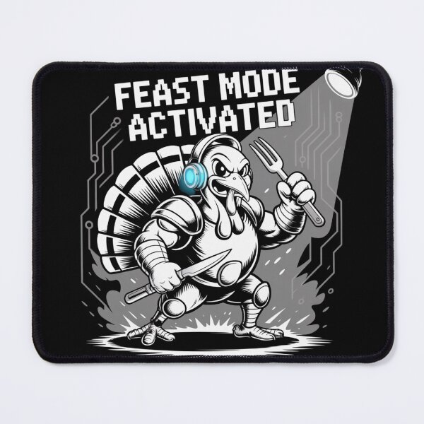 Item preview, Feast Mode Activated Turkey Humor Design designed and sold by RDRdesign.