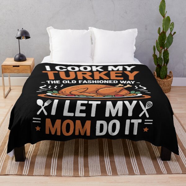 Item preview, I Cook My Turkey The Old Fashioned Way Thanksgiving Women Men designed and sold by clothesy7.