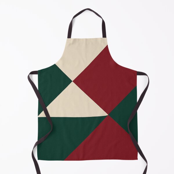 Item preview, Dark Green and Red Geometric Triangles designed and sold by SassyArtistry.