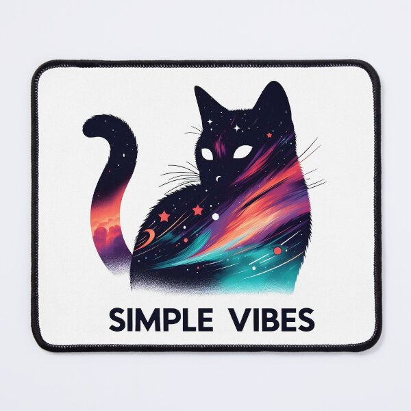 Item preview, cat, vibes, feline, animal, simple vibes designed and sold by TrueArtVibes.