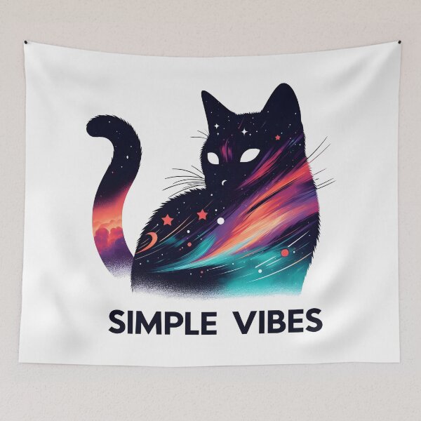 Item preview, cat, vibes, feline, animal, simple vibes designed and sold by TrueArtVibes.