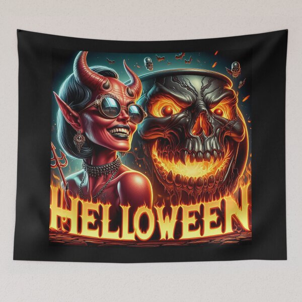 Item preview, Glamorous Devilish Demon Halloween Party designed and sold by Voodoo Store Paranormal Collections.