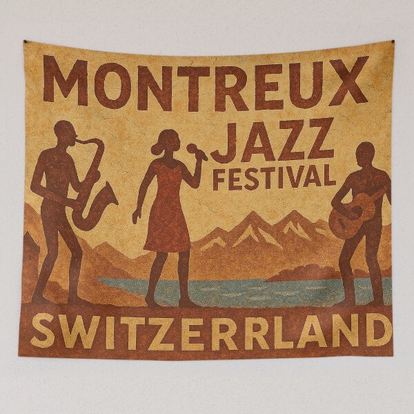 Item preview, Montreux Jazz Festival, Switzerland designed and sold by Kipepeo2025.