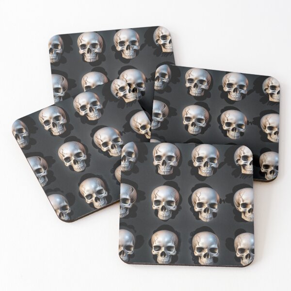 Item preview, 3D skull Funny Halloween Vibes designed and sold by Art-by-Mist.