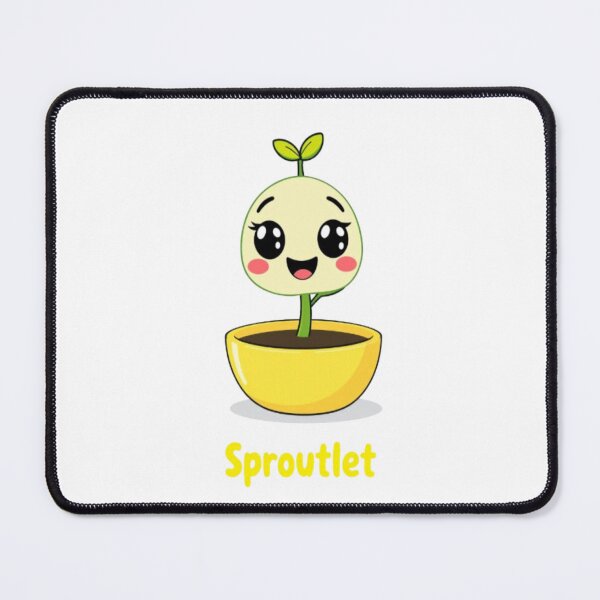 Artikelvorschau, Sproutlet – Süßer Kawaii-Pflanzenspross im Topf entworfen und verkauft von CMdigit.