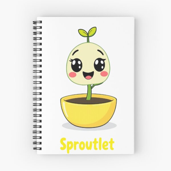 Item preview, Sproutlet — Cute Kawaii Plant Sprout in Pot designed and sold by CMdigit.