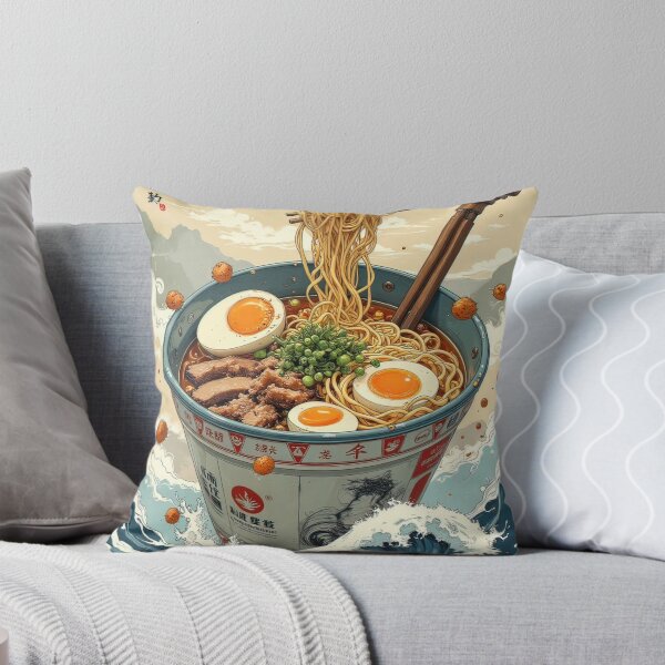 Item preview, Poster advertising a 1990s Japanese-style ramen restaurant designed and sold by blindblues50.