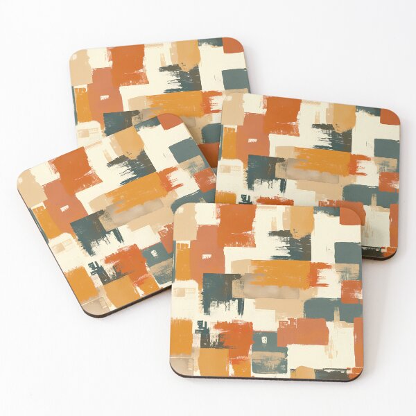 Item preview, Handcrafted Abstract Texture Seamless Pattern – Artistic Scratch Marks & Minimal Rustic Palette designed and sold by Windy-market.