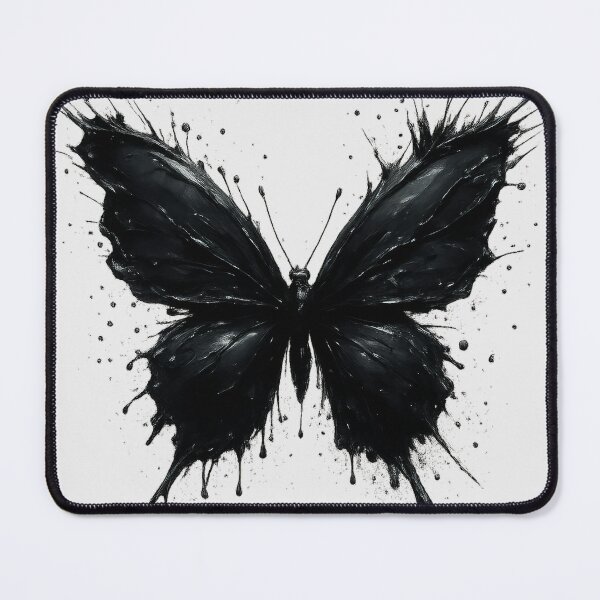 Item preview, Dark Teal Butterfly Dripping Paint T-Shirt | Edgy Grunge Gothic Black Monarch Tee | Unique Aesthetic Art Print Shirt Gift designed and sold by Graphisphere.