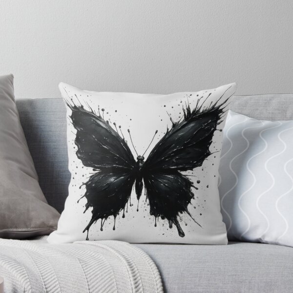 Item preview, Dark Teal Butterfly Dripping Paint T-Shirt | Edgy Grunge Gothic Black Monarch Tee | Unique Aesthetic Art Print Shirt Gift designed and sold by Graphisphere.