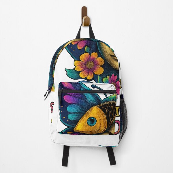 Item preview, “Butterfly Soul Wrapped in Golden Gills” designed and sold by MayaMaliStudio.
