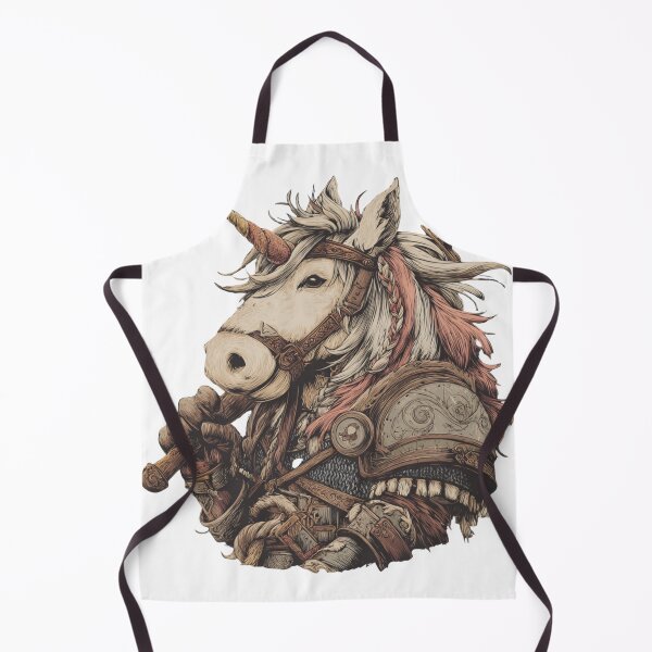 Item preview, Viking Unicorn – Fierce and Magical Warrior Mythology Fantasy Creature designed and sold by Tommy's Arts.