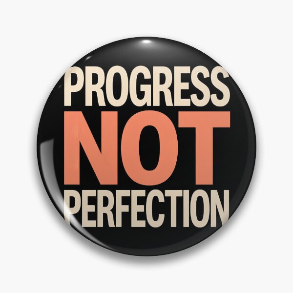 Item preview, Progress Not Perfection Wall Art designed and sold by ChicTrendz.