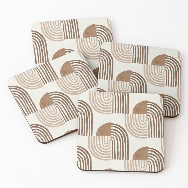 Item preview, Earthy Boho Arches – Minimal Abstract Line Art designed and sold by AngelVibess.