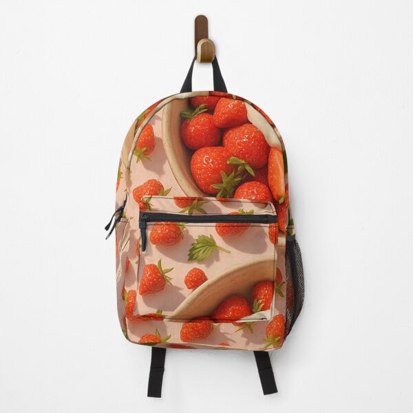 Item preview, Strawberries and Cream Flat Lay designed and sold by SassyArtistry.