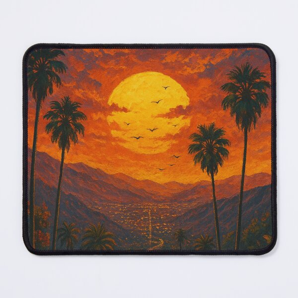 Item preview, Sunset Drive Wall Art – Lone Car into City Lights designed and sold by WittyUnknown.