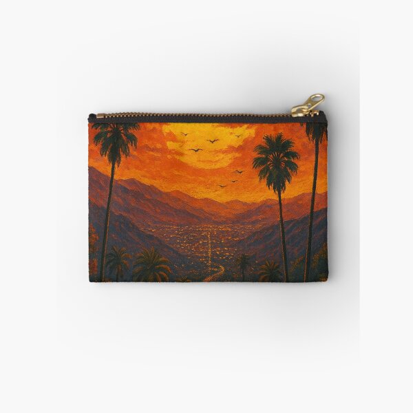 Item preview, Sunset Drive Wall Art – Lone Car into City Lights designed and sold by WittyUnknown.