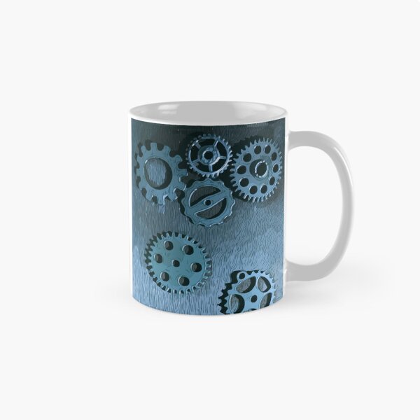 Aperçu de l'œuvre Conception d'engrenages et de rouages « Steampunk Chunk » créée et vendue par Printfantasia .