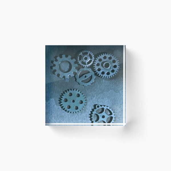 Item preview, ‘Steampunk Chunk’ Cogs & gears design designed and sold by Printfantasia .