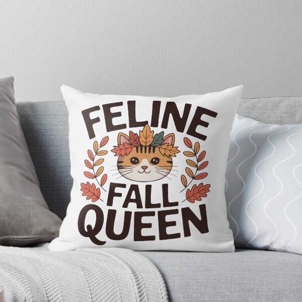Item preview, Feline Fall Queen designed and sold by WSPrintCrafter.