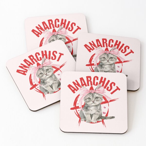 Item preview, Cute Anarchist Cat designed and sold by humnoo.