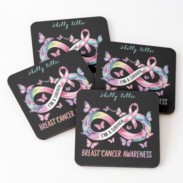 Item preview, Shitty Tittie – I’m a Survivor Breast Cancer Awareness designed and sold by WonderMix.
