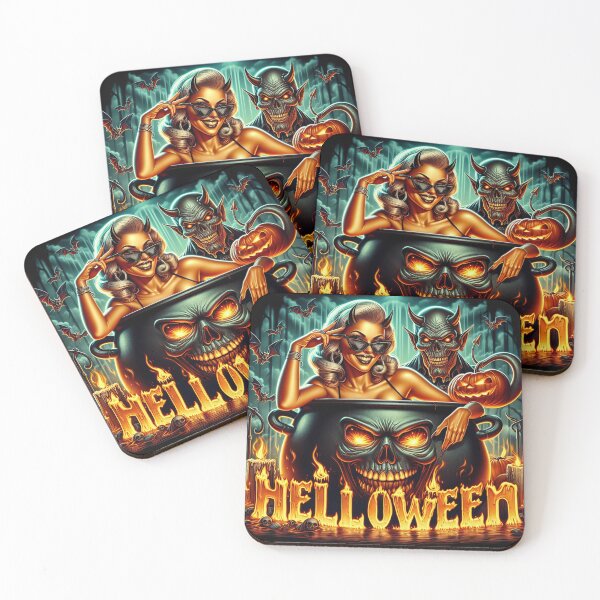 Item preview, Glamorous Horror Pin Up Demon Halloween designed and sold by Voodoo Store Paranormal Collections.