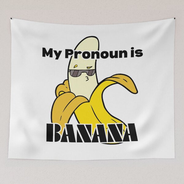 Artikelvorschau, Mein Pronomen in Banana entworfen und verkauft von ArtesioByZaber.