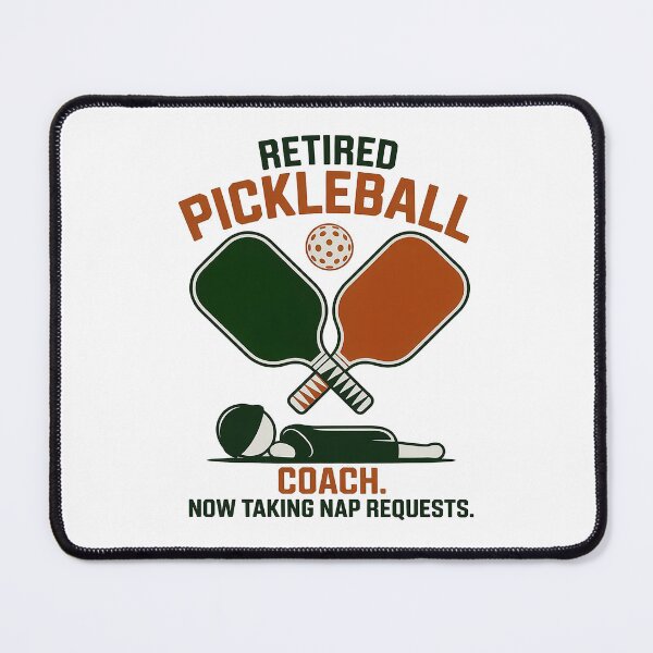 Item preview, Retired Pickleball Coach Funny Nap Design designed and sold by Wicked.Teez.