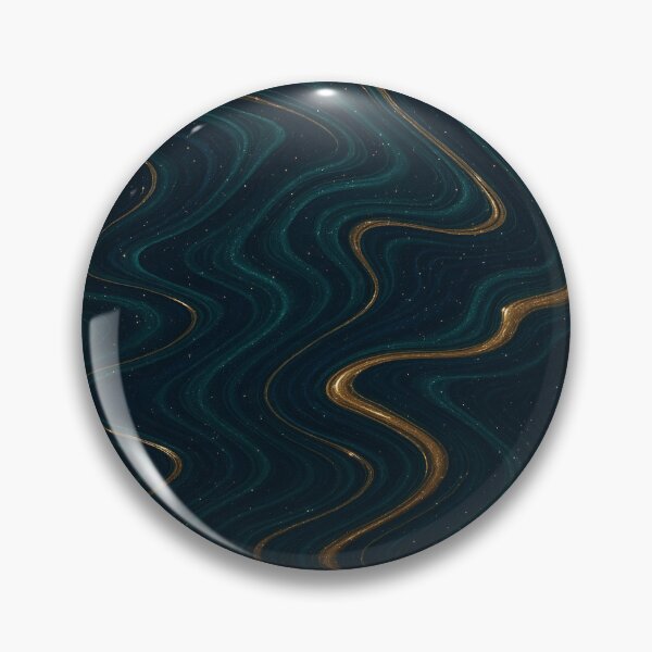 Item preview, Gold and Teal Cosmic Fluid Waves designed and sold by SassyArtistry.