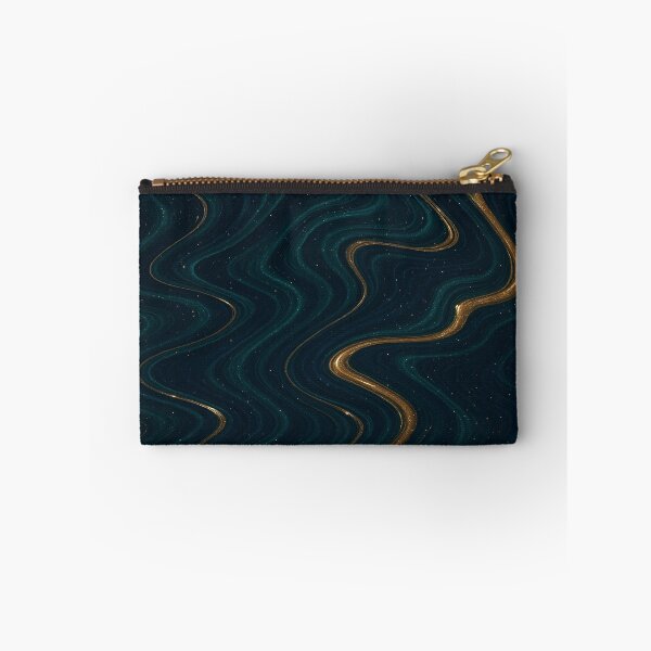 Item preview, Gold and Teal Cosmic Fluid Waves designed and sold by SassyArtistry.
