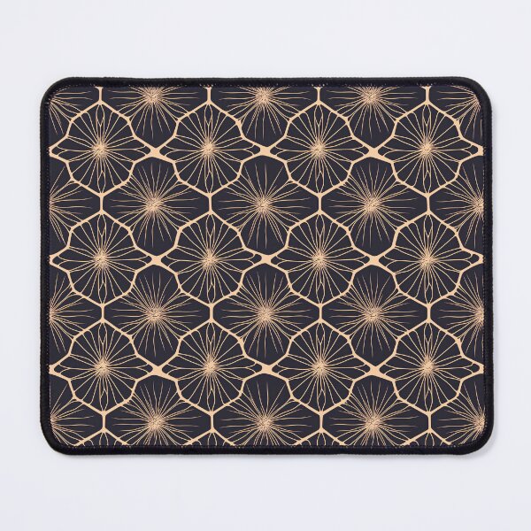 Item preview, Dragonfly Wing Geometry Seamless Pattern – Minimal Polygon Mesh with Metallic Gradient Elegance designed and sold by Windy-market.