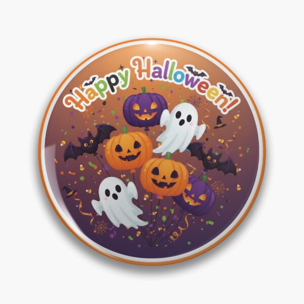 Item preview, Colorful Happy Halloween Balloon Party designed and sold by PrintBreeze.