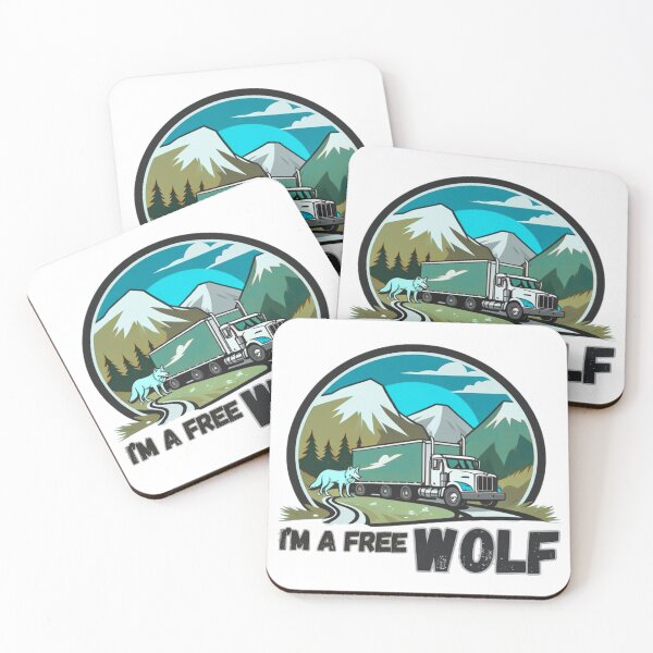 Item preview, I'm a free Wolf funny gift designed and sold by TheSewRyn.