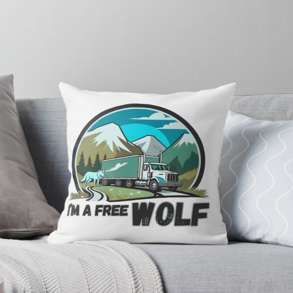 Item preview, I'm a free Wolf funny gift designed and sold by TheSewRyn.