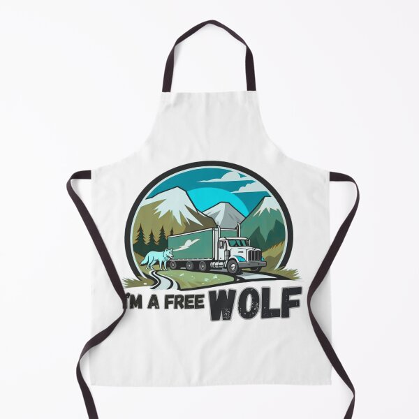 Item preview, I'm a free Wolf funny gift designed and sold by TheSewRyn.