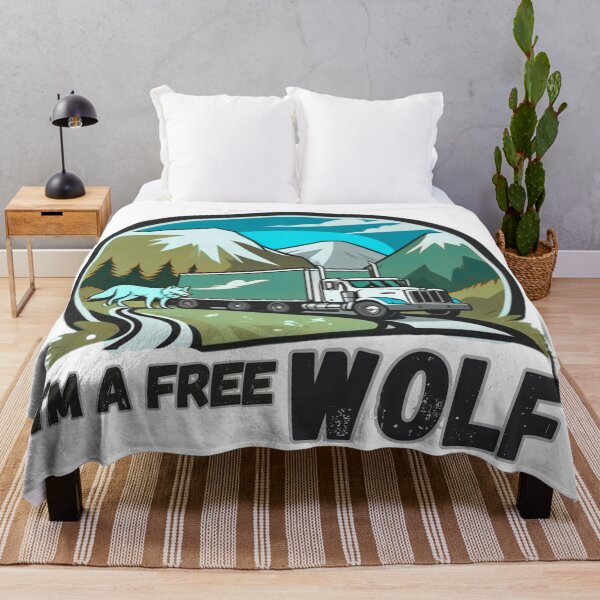 Item preview, I'm a free Wolf funny gift designed and sold by TheSewRyn.