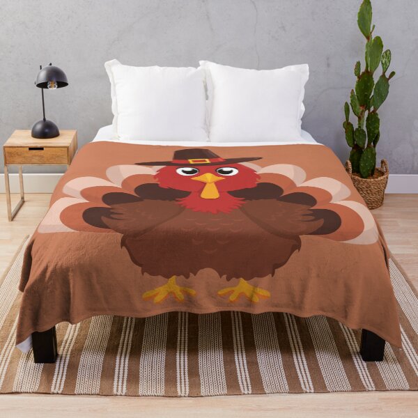 Item preview, Funny Thanksgiving Turkey Cute Colorful Bird on Hat designed and sold by Art-of-Rory.