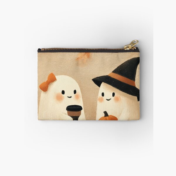 Item preview, Cute Autumn Ghosts - Pumpkin Spice Halloween Illustration designed and sold by Wall Hues.