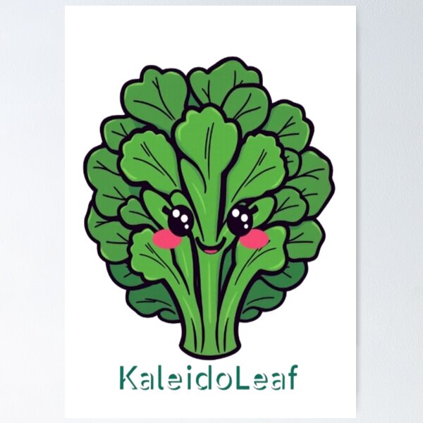 Item preview, KaleidoLeaf Funny Kale Pun Shirt — Cute Veggie Tee designed and sold by CMdigit.