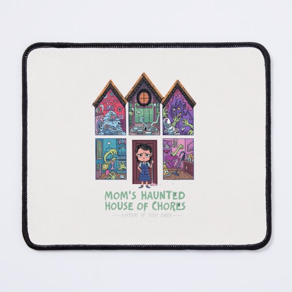 Item preview, Mom's Haunted House of Chores | Funny Tired Mom Halloween Gift  designed and sold by wellie-chic.